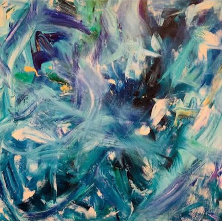 Deep Marine Swirl by Carol Calicchio